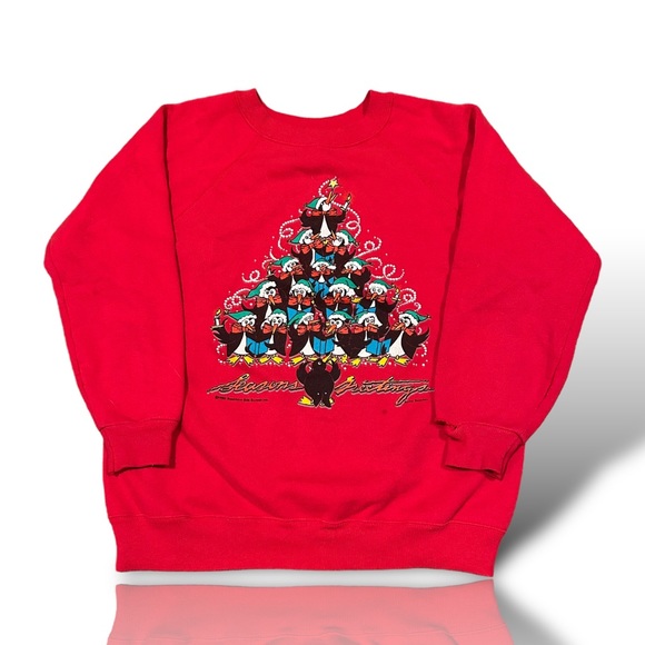 Vintage 1990 Christmas crewneck sweater - Picture 1 of 8
